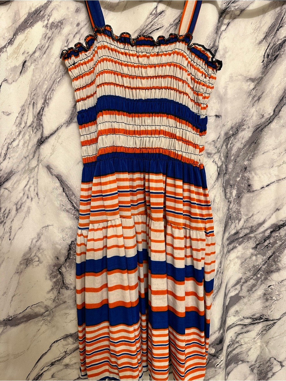 Kids - 3 for $10 - Girls Striped Smocked Tank Top